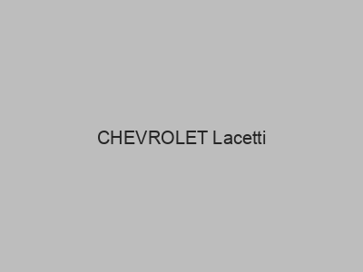 Enganches económicos para CHEVROLET Lacetti